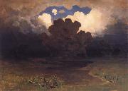 The Lake in the forest-Cloud, Arkhip Ivanovich Kuindzhi